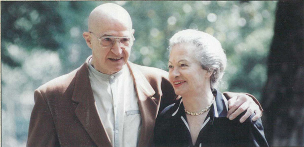 Alfred Tomatis and his wife Lena Tomatis